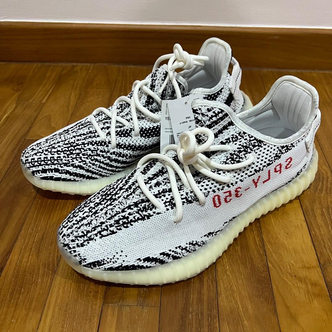 Adidas yeezy boost clearance 350 v2 (zebra) white/black/red