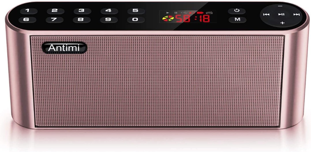 Antimi bluetooth speaker hotsell fm radio player