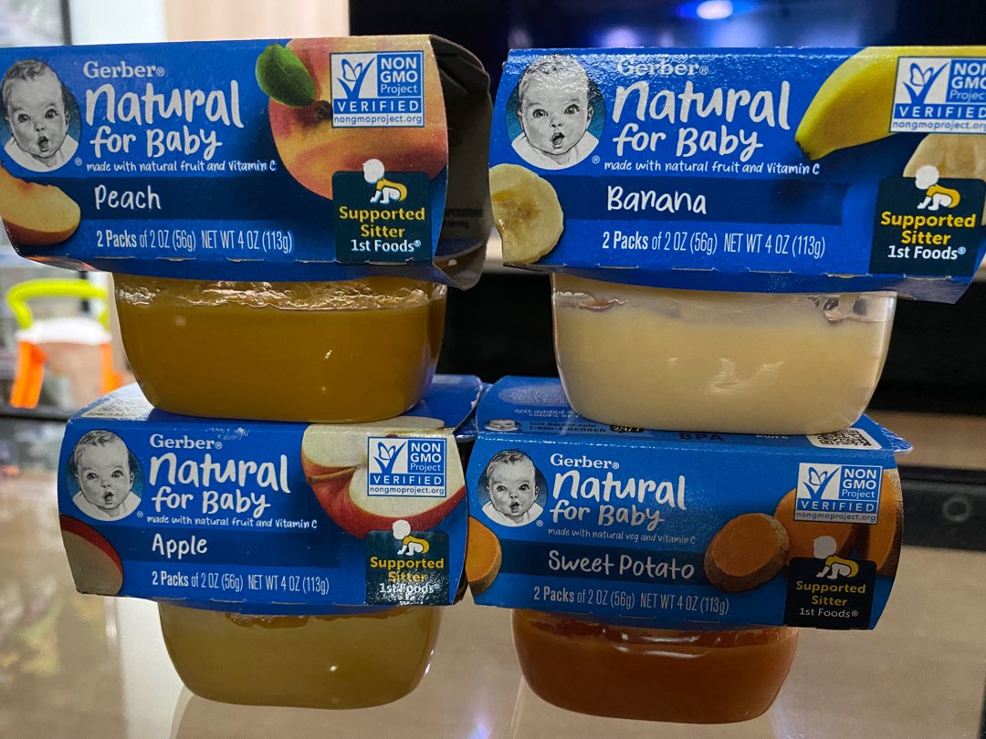 BNIB Gerber Puree Natural for Baby, Babies & Kids, Nursing & Feeding