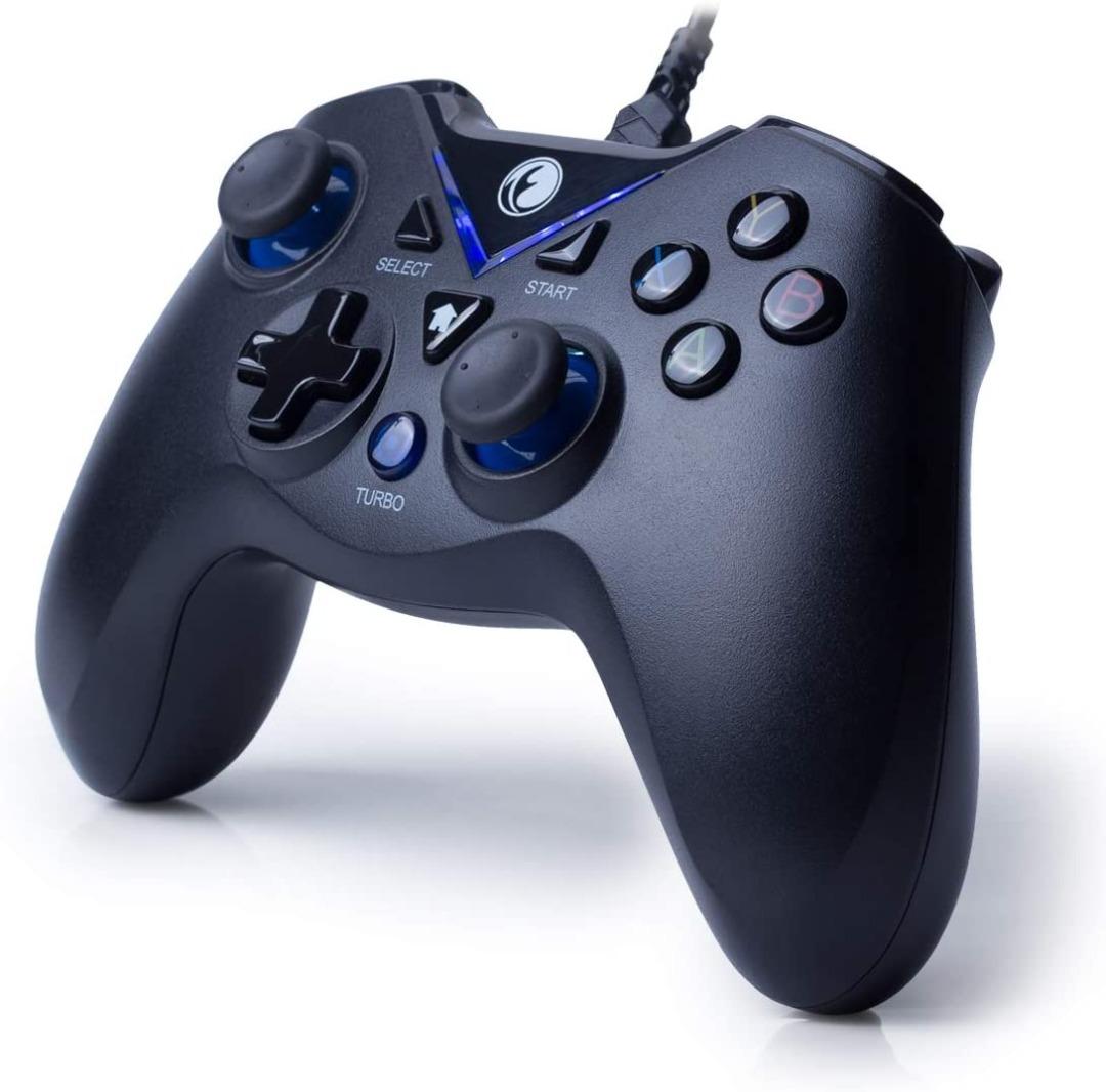 USB Wireless Gaming Controller Gamepad for PC/Laptop Computer(Windows  XP/7/8/10) & PS3 & Android & Steam (Black)