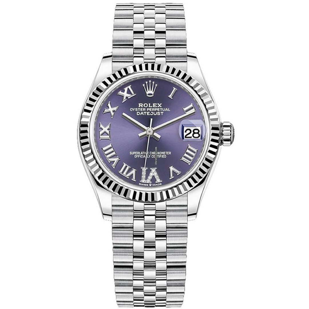 CHEAPEST BNIB Rolex Datejust 31 Aubergine purple dial Luxury
