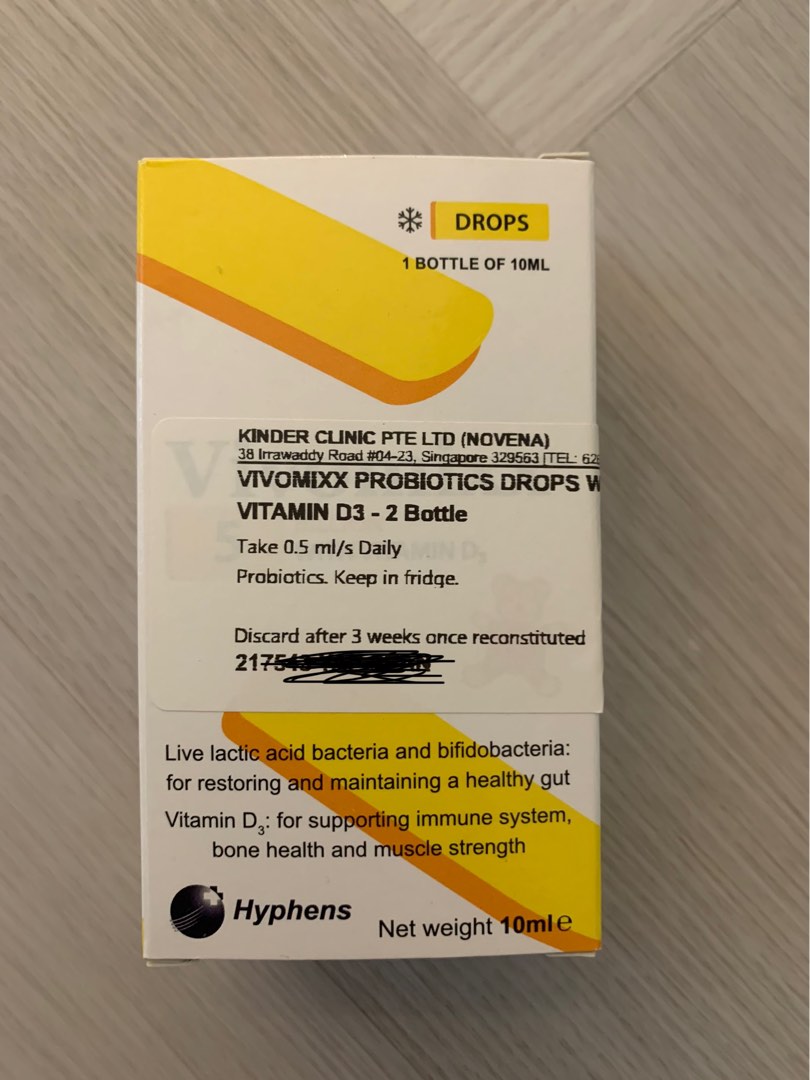 +BNIB+ Vivomixx Baby Newborn Probiotics with Vitamin D Drop, Babies