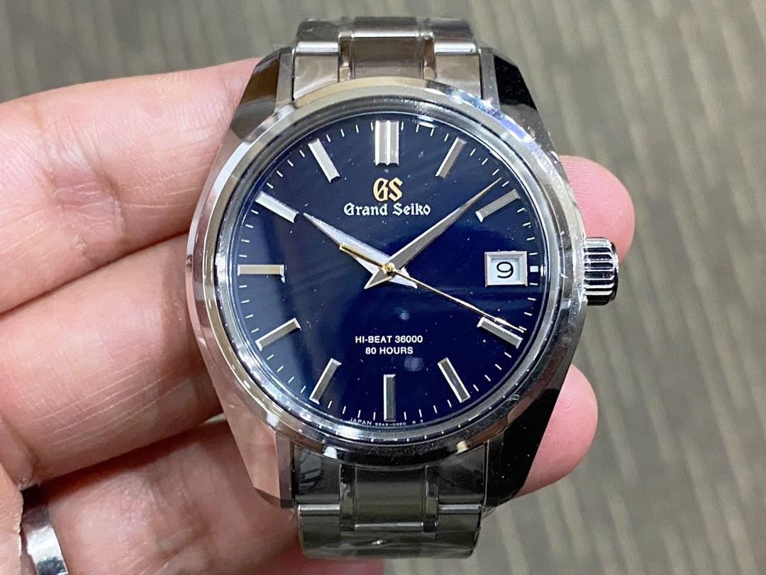 Brand New 2022 Local Grand Seiko GS Heritage 44GS Blue Wood Brilliant Steel  SLGH009, Luxury, Watches on Carousell