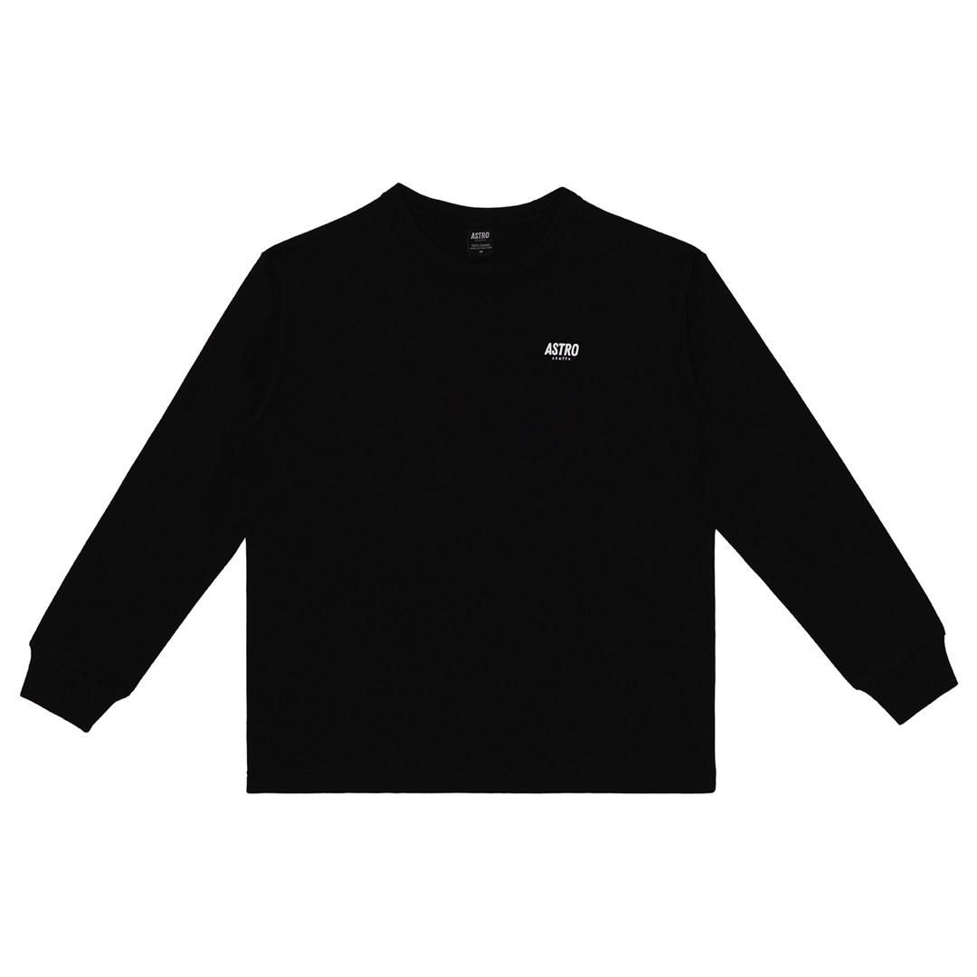 預訂)泰星Bright Astro stuffs Small Logo Long Sleeve Tee(Black