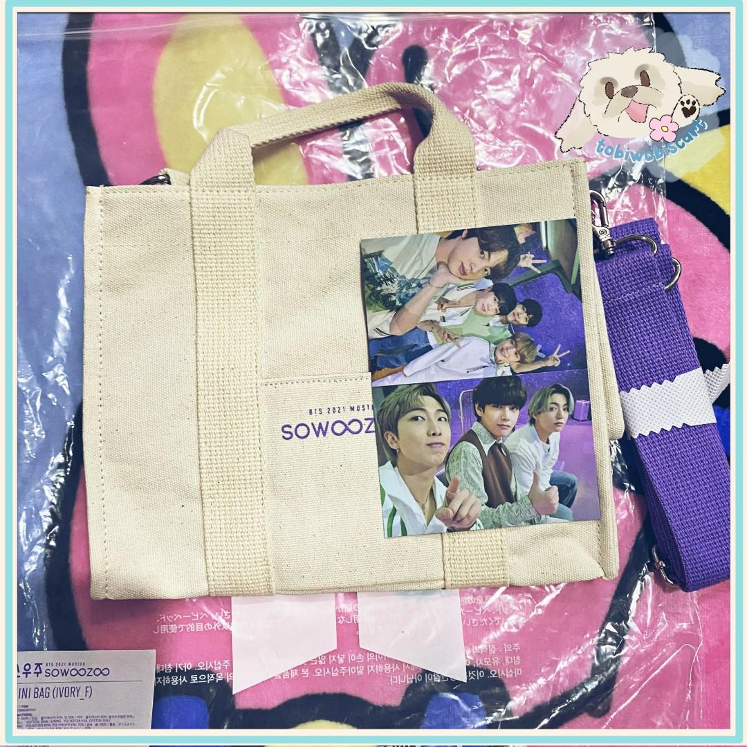 BTS 2021 Muster SOWOOZOO Mini Bag (IVORY), Hobbies & Toys, Memorabilia