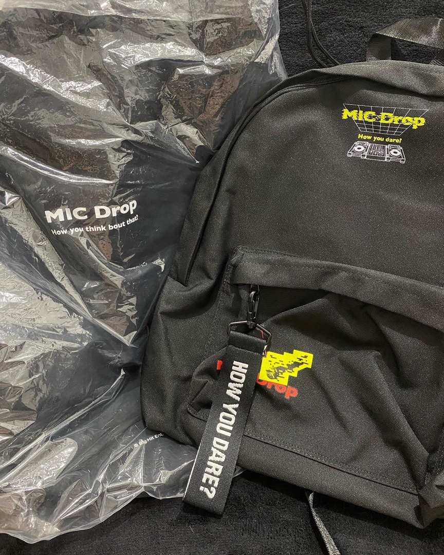 BTS Mic Drop Smart Backpack - Basic ver., Hobbies & Toys, Memorabilia ...