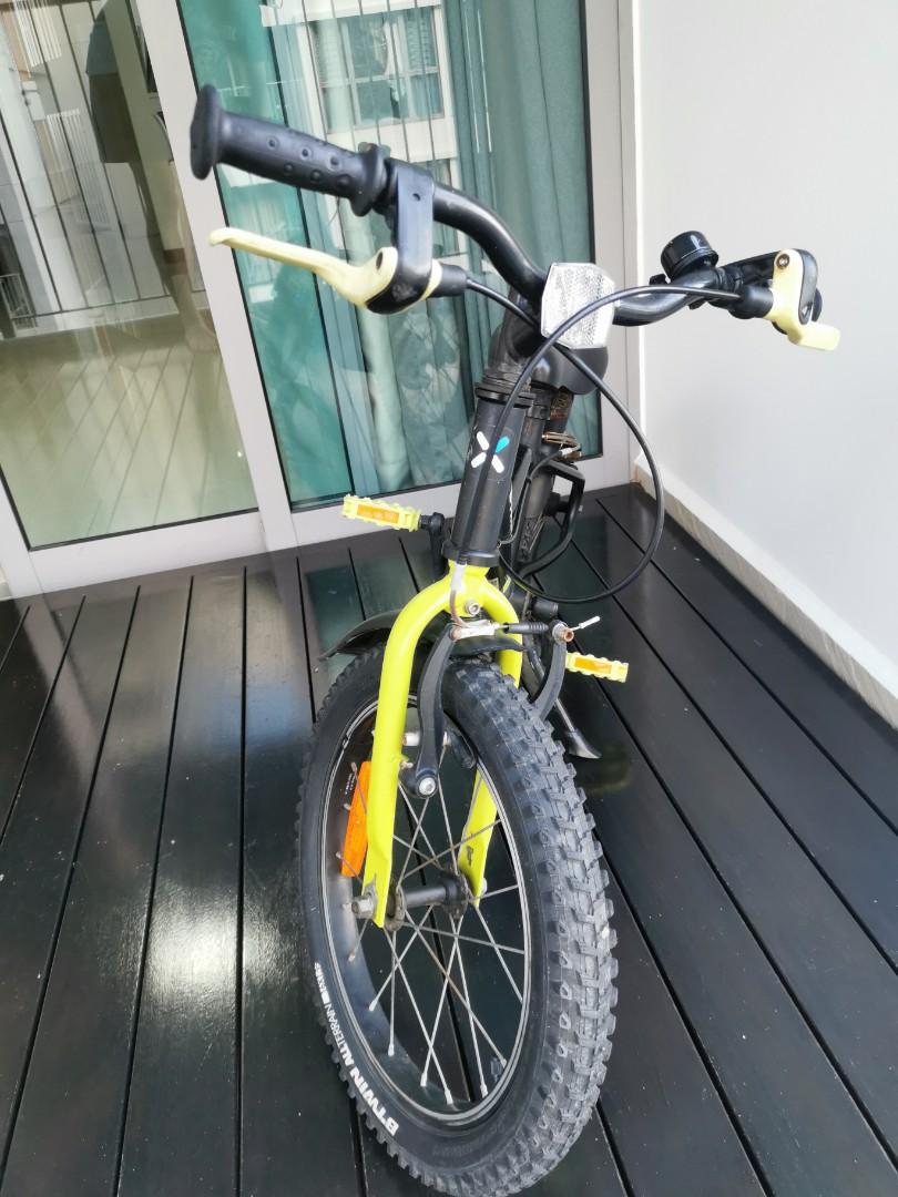 B-twin kids bike 16 inch dark hero 500 4-6 years old, Sports Equipment ...