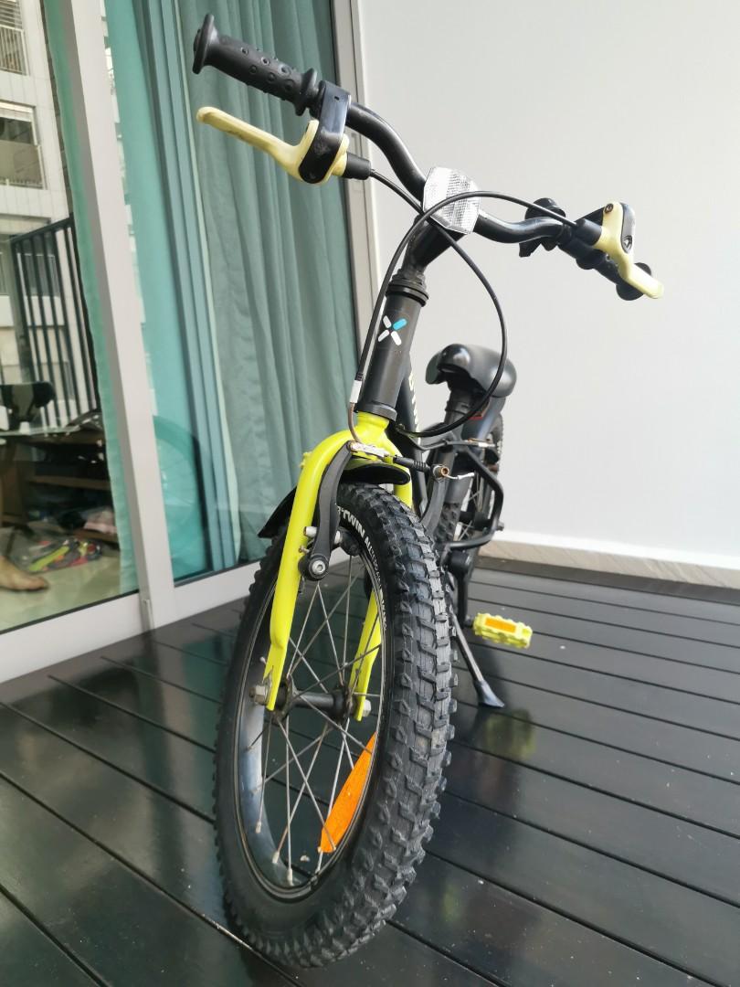 B-twin kids bike 16 inch dark hero 500 4-6 years old, Sports Equipment ...
