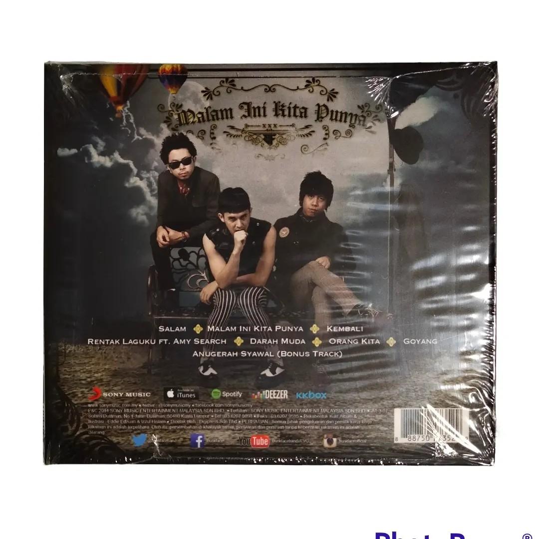 Bunkface CD (Category: CDs & DVDs) located in Kuching. Submitted by bedycollections (Listing ID 1185488741, Image 2). Description: BUNK FACE (sealed) Malam Ini Kita Ounya Press LOCAL RM 45 Postage RM10 #bedycollections #newcd #hobbies #collectiblesitem #localband #bunkface #malaminikitapunya.