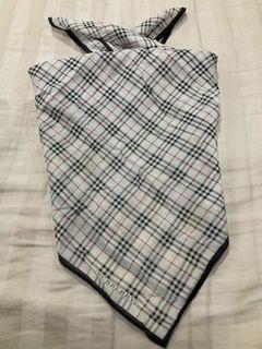 Burberry Handrolled Handkerchief 19" inches