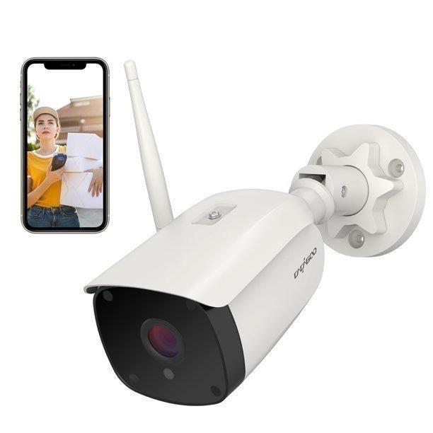 Cacagoo 1080P Outdoor Wi Fi Security Camera Weatherproof Smart