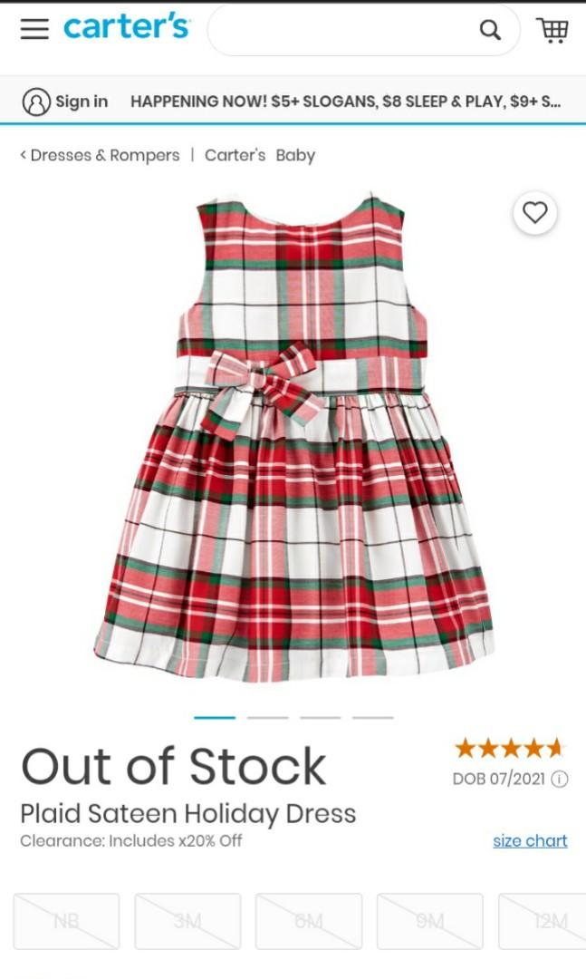 Carter's holiday dresses sale