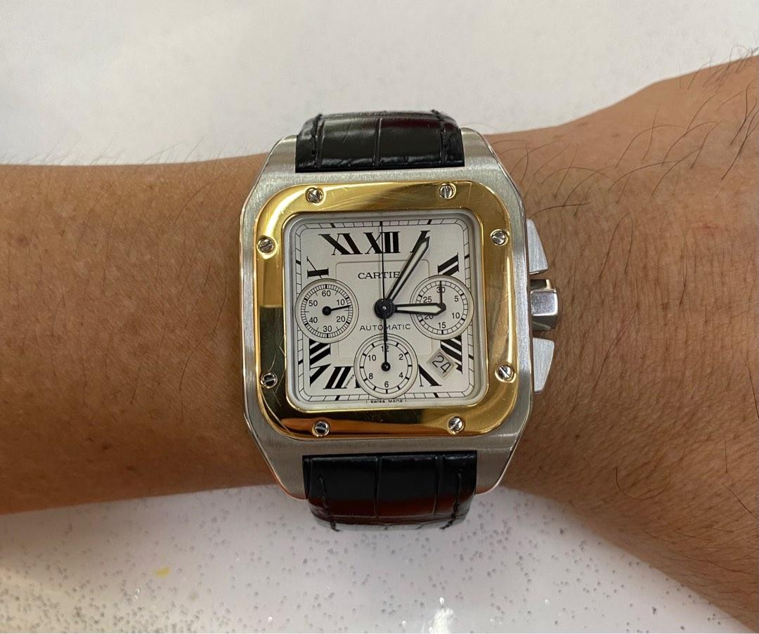 Cartier santos 100 automatic 2740 outlet