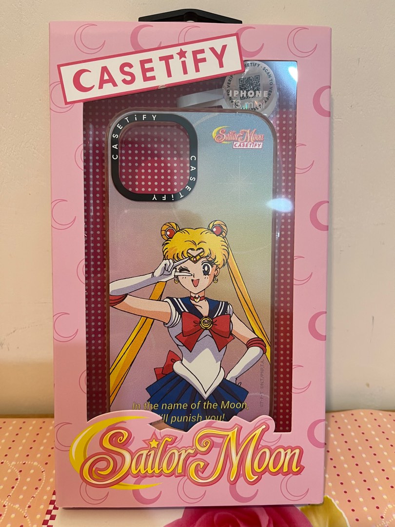 Casetify x Sailor Moon iPhone 13 mini case, 手提電話, 電話＆平板電腦配件, 手機套及手機殻