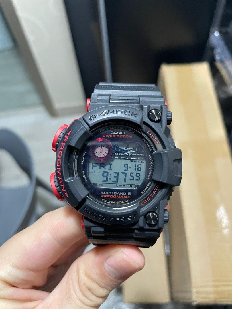 Casio G Shock Frogman GWF-1000BS-1JF 五代蛙GWF-1000, 名牌, 手錶