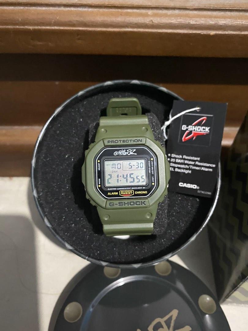 Casio G-Shock Gorillaz Murdoc (Japan Market), Fesyen Pria, Jam Tangan Di  Carousell