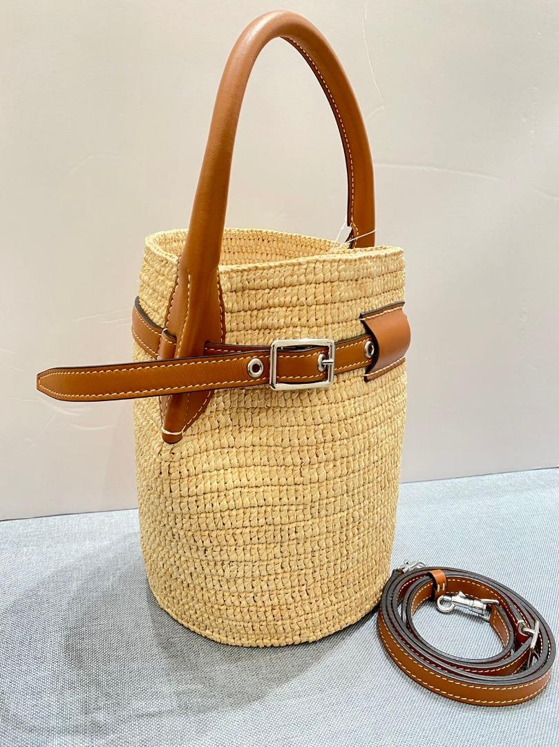 Celine Big Bag Nano Raffia Bucket Bag 187242CFW 02NT Carousell