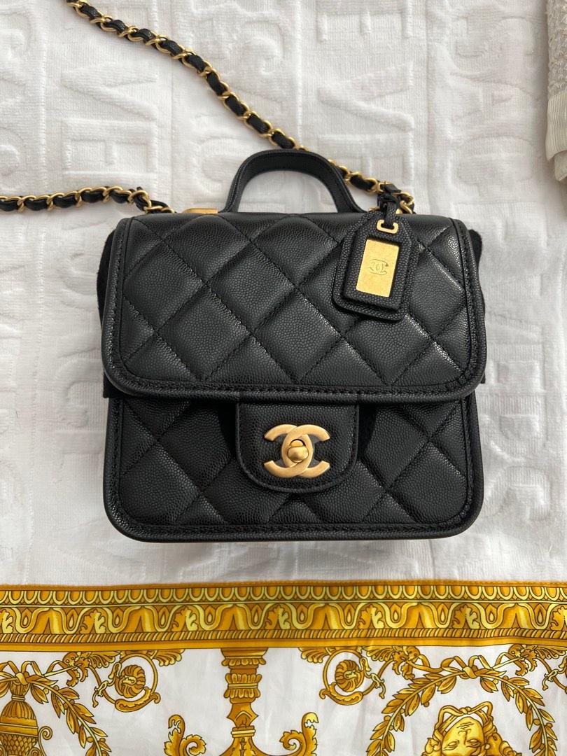 Chanel 22K Flap bag with handle, 名牌, 手袋及銀包- Carousell