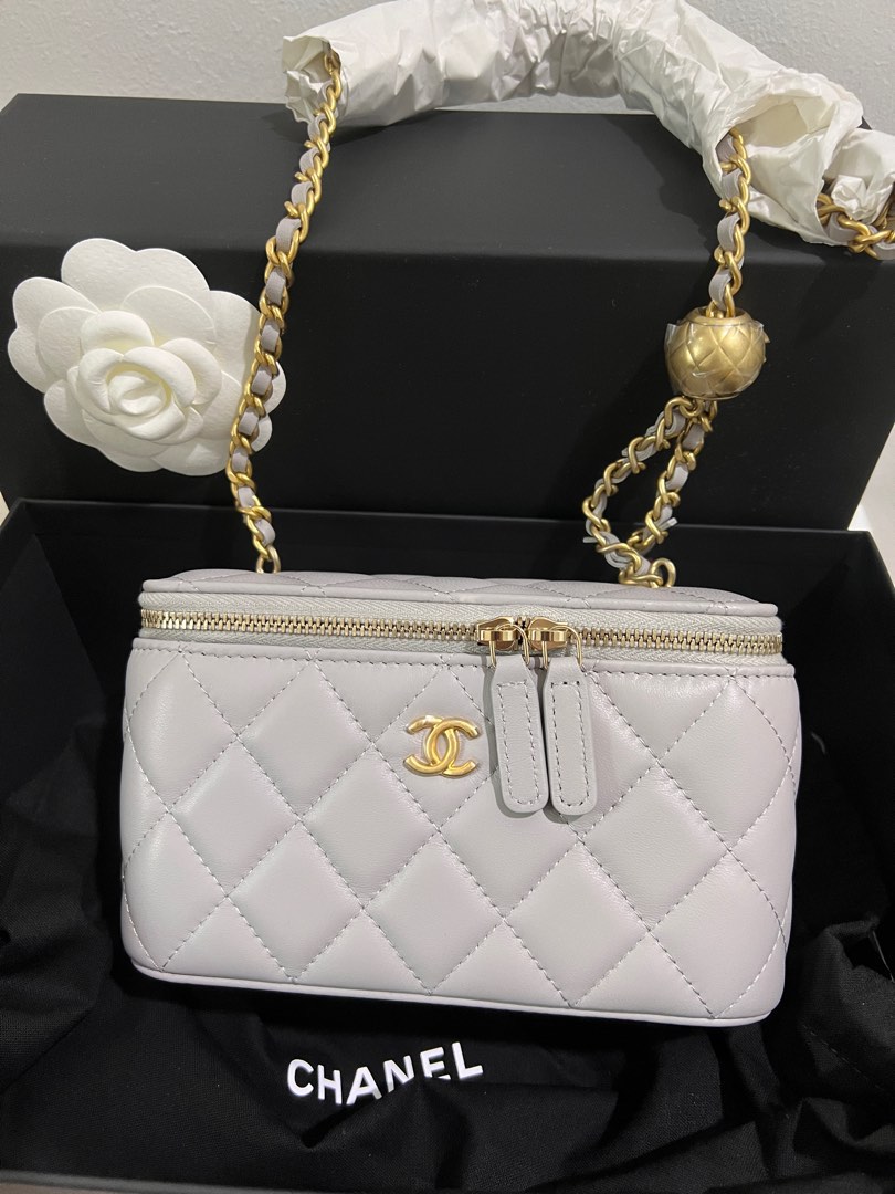 Chanel vanity pearl crush, Luxury, Bags & Wallets on Carousell