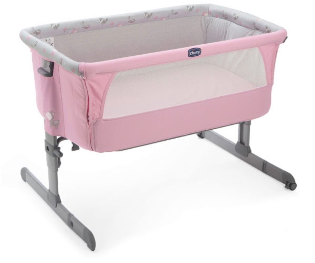 Chico next2me crib princess pink, Babies & Kids, Baby Nursery & Kids