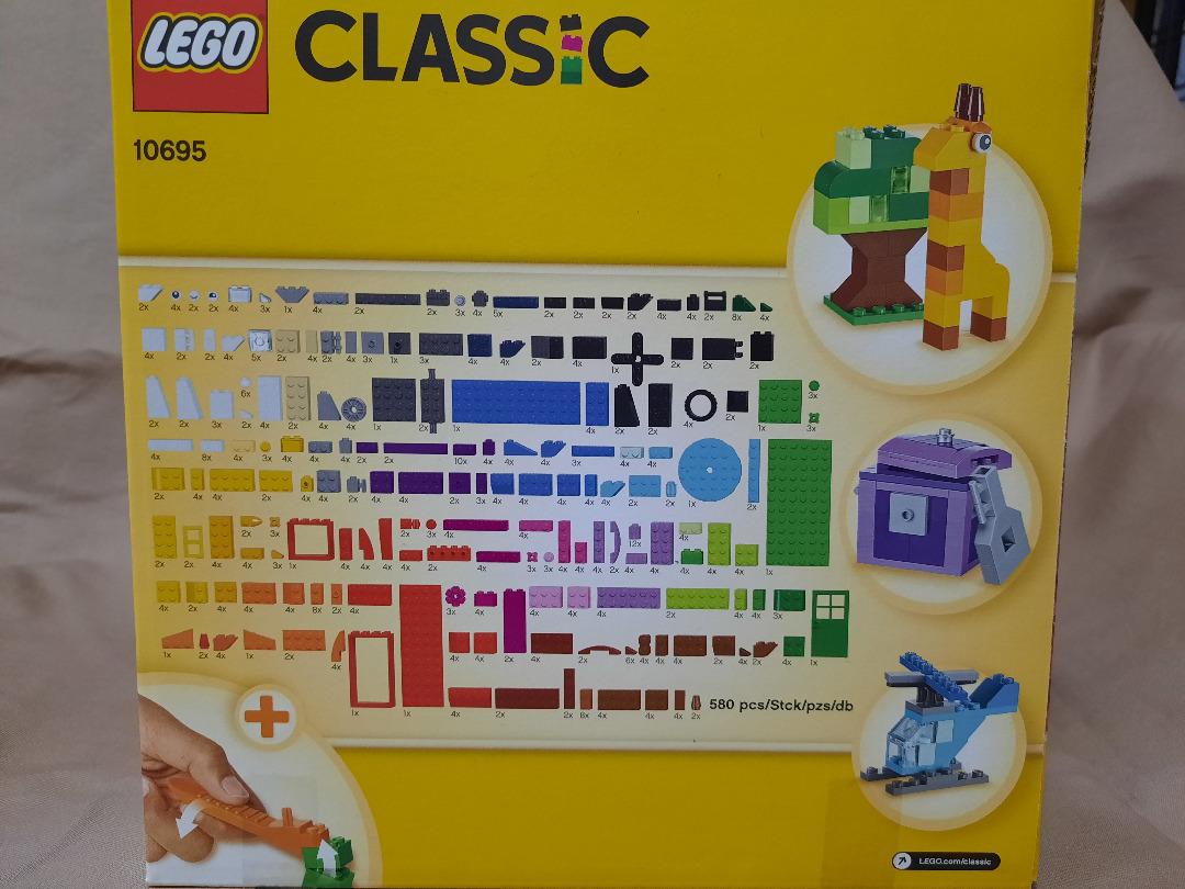 Classic Lego Creative Building Box Set #10695 580 pcs, Hobbies & Toys, Toys  & Games on Carousell