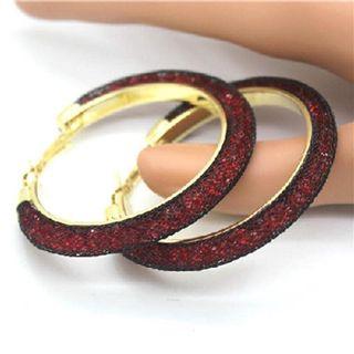 Clearance Crystal Hoop Earrings