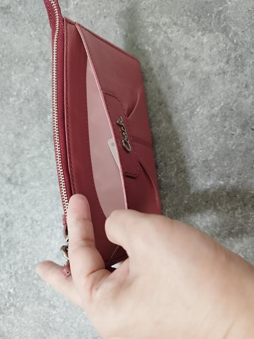 Coach dusty shop rose purse