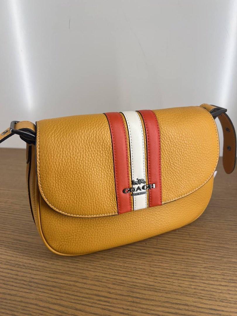 Coach Macie Saddle Bag, Light Khaki Brown Multi: Handbags