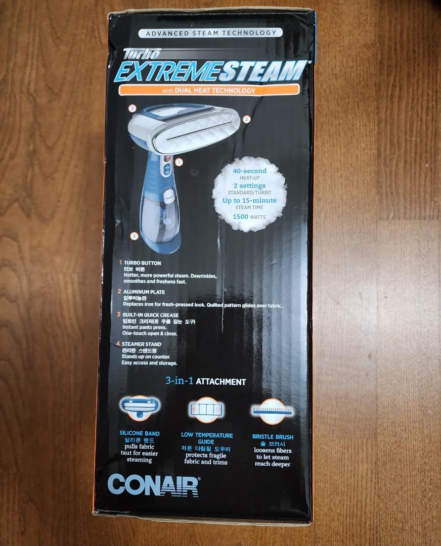 conair turbo extreme steam temperature