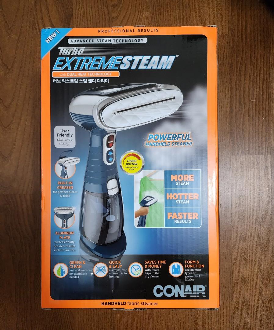conair extreme steam fabric steamer with dual heat technology