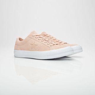 Converse One Star 櫻花粉 麂皮