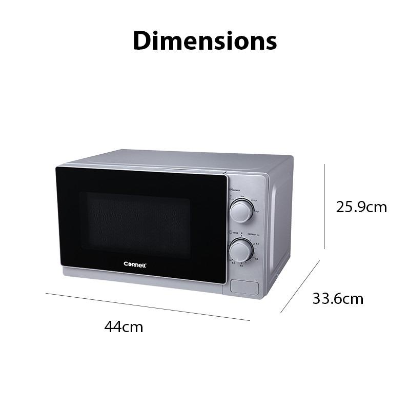 Cornell Microwave Oven 20L Table Top Microwave CMOS20L, TV & Home