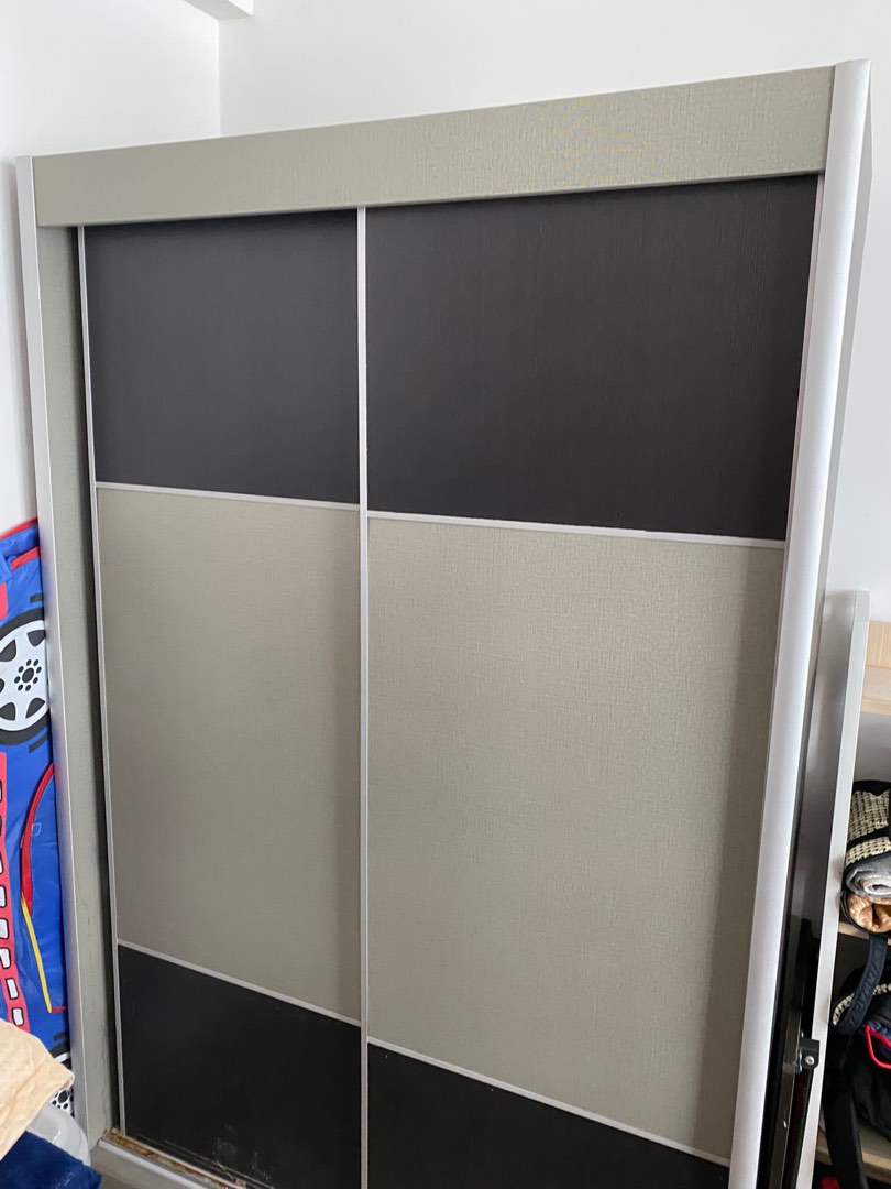 Custom cupboard (sliding with 2 drawers), Furniture & Home Living, Furniture, Shelves,
