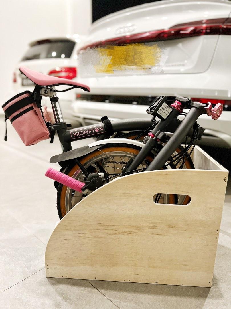 Custom wooden Brompton storage box., Sports Equipment, Bicycles & Parts