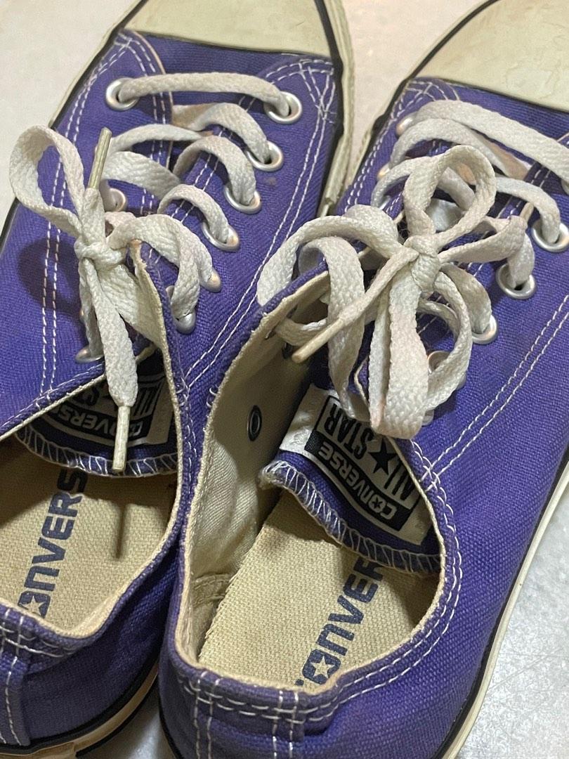 Dark purple converse top