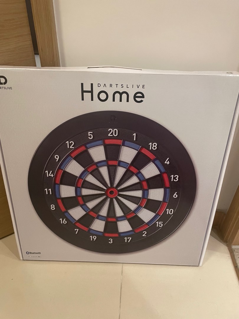 Dartslive home 家用飛鏢把電子飛鏢靶連盒正貨, 興趣及遊戲, 玩具