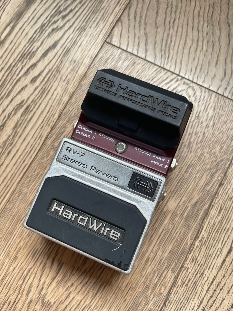 Digitech Hardwire RV-7 Stereo Reverb pedal, 興趣及遊戲, 音樂、樂器