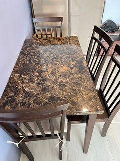 Granite dining store table 4 seater