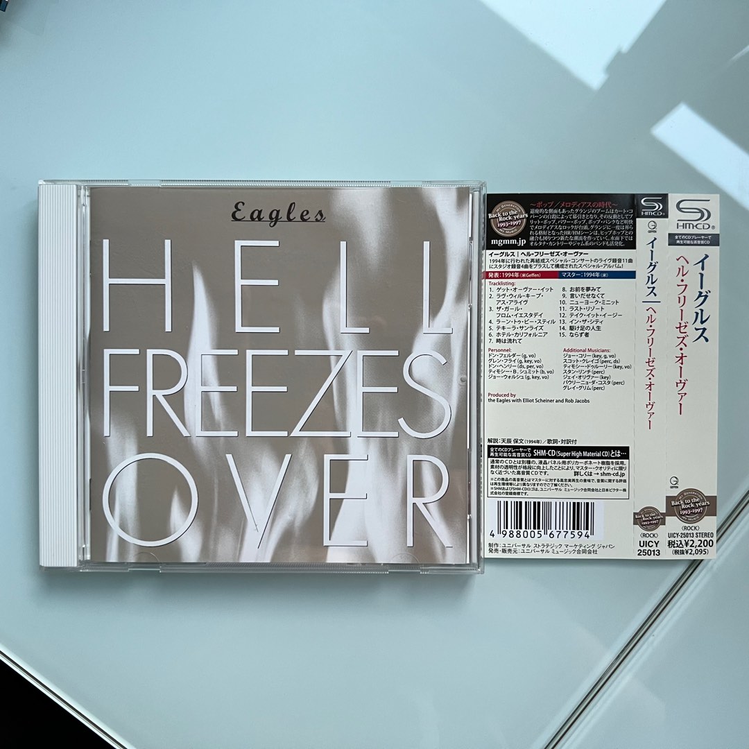 Eagles Hell Freezes Over (SHMCD, made in Japan), 興趣及遊戲, 音樂