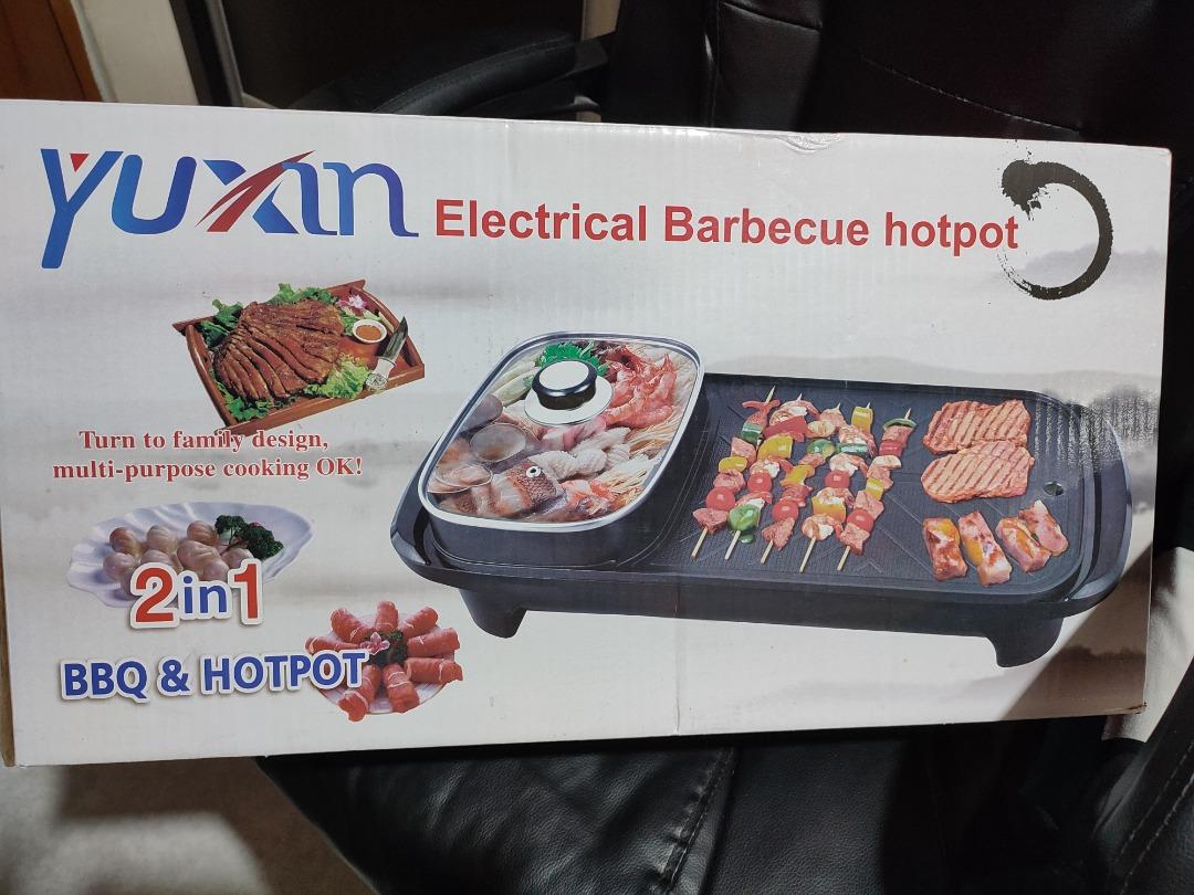 2 in 1 Electrical Barbeque Hotpot (Category: Cookware & Accessories) located in Quezon City. Submitted by PaidTY (Listing ID 1185483502, Image 1). Description: Used with care. For Samgyup Grill🙂.