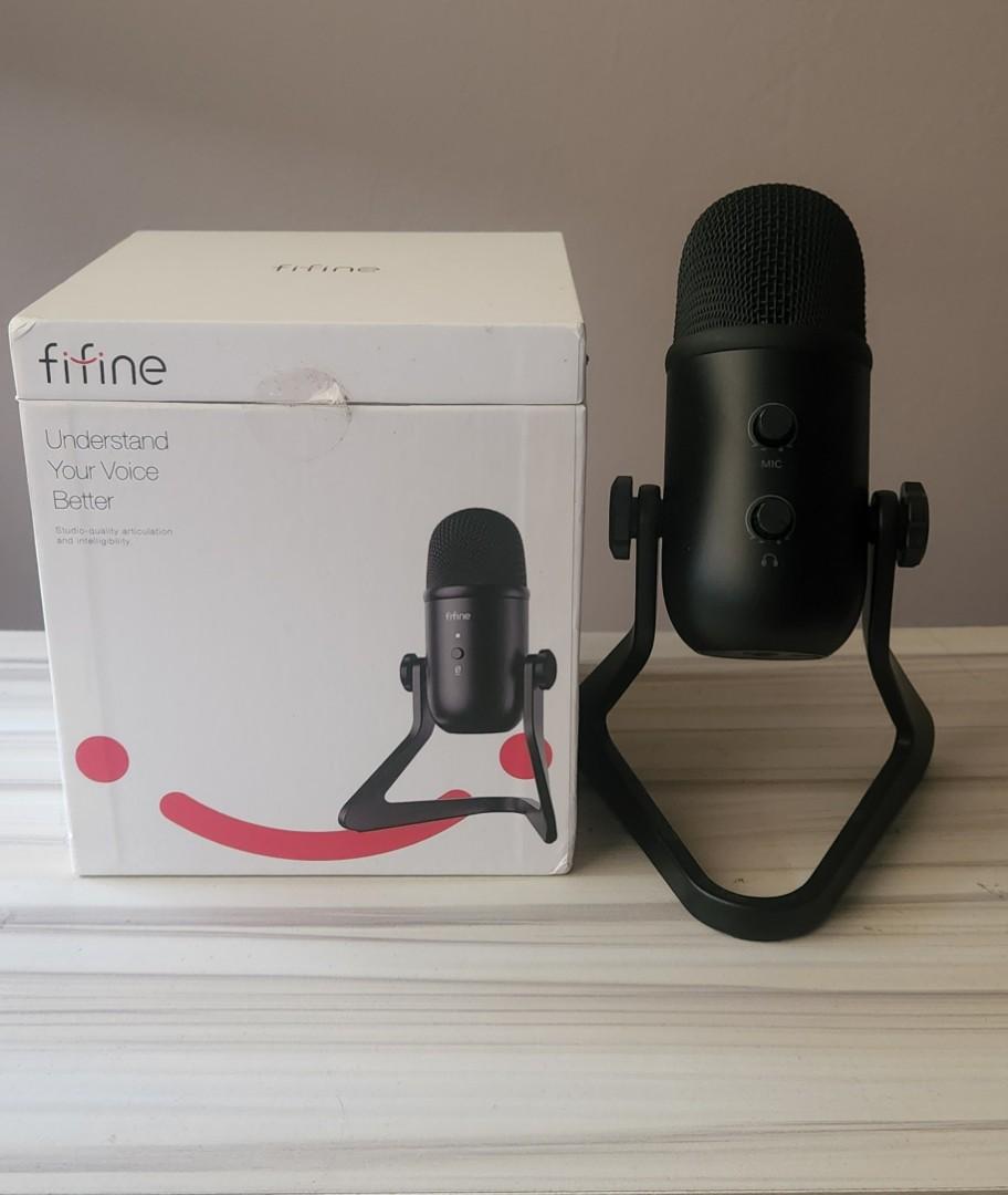 Fifine K678 USB microphone, Audio, Microphones on Carousell
