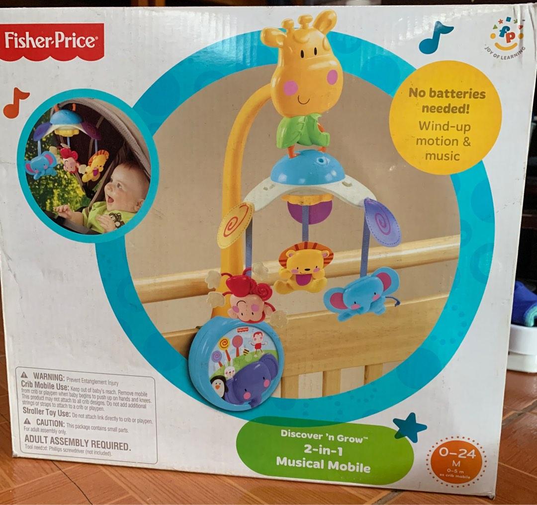 Fisher Price 2 in 1 musical mobile, Babies & Kids, Infant Playtime on