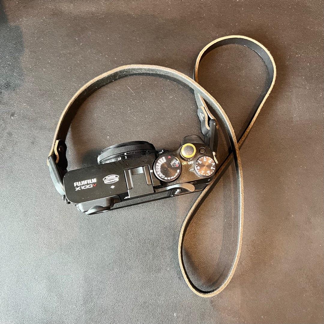 handcrafted leather camera straps for Fujifilm X100, fuji x100s wrist  strap
