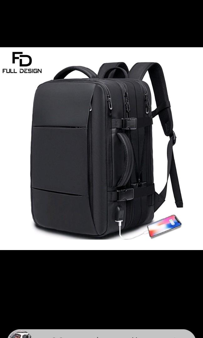 FULL DESIGN 45L expanding large capacity travel Waterproof Backpack 17 ...