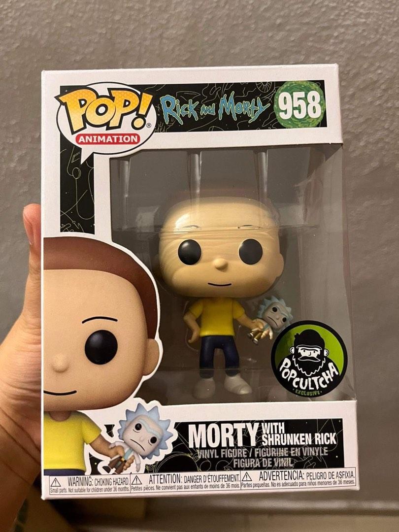 Funko Pop Morty With Shrunken Rick, Hobbies & Toys, Collectibles ...