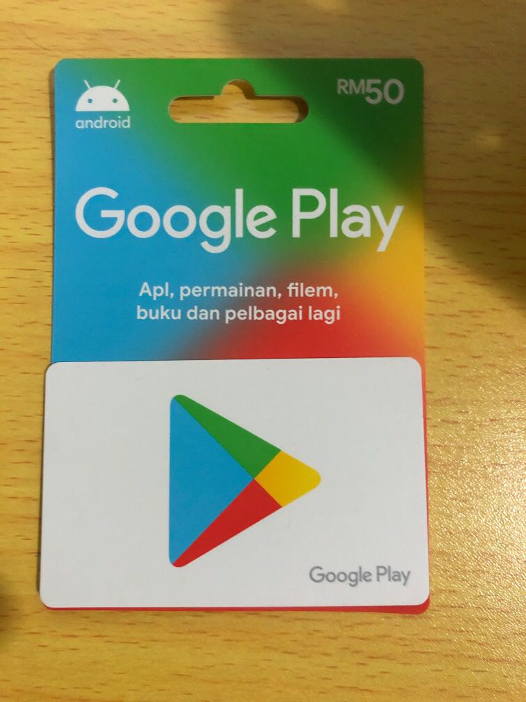 Google play gift card, Tickets & Vouchers, Store Credits on Carousell