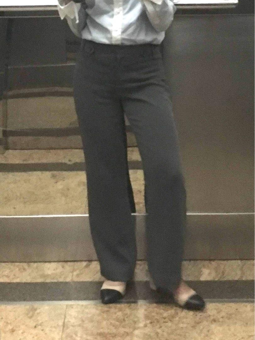 Gray Mastina Trousers size 34 (Category: Other Bottoms) located in Pasig City. Submitted by junothewizard (Listing ID 1185468247, Image 1). Description: rfs: doesn’t fit me anymore beautiful details and flow of the pants, only flaw is the ripped lining shown in the last pic, exterior is still perfect.