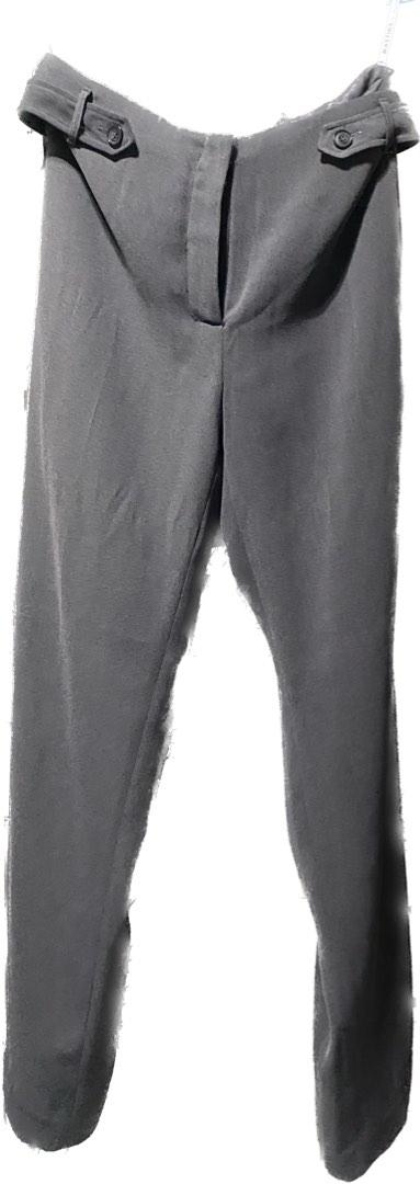 Gray Mastina Trousers size 34 (Category: Other Bottoms) located in Pasig City. Submitted by junothewizard (Listing ID 1185468247, Image 2). Description: rfs: doesn’t fit me anymore beautiful details and flow of the pants, only flaw is the ripped lining shown in the last pic, exterior is still perfect.