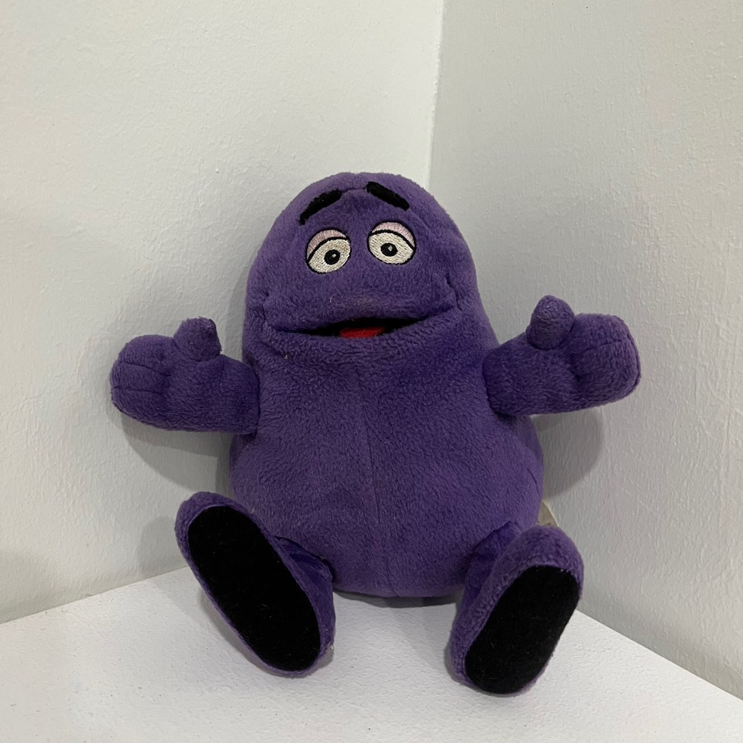 Grimace Mcdonald Stuffed Toy, Hobbies & Toys, Toys & Games on Carousell