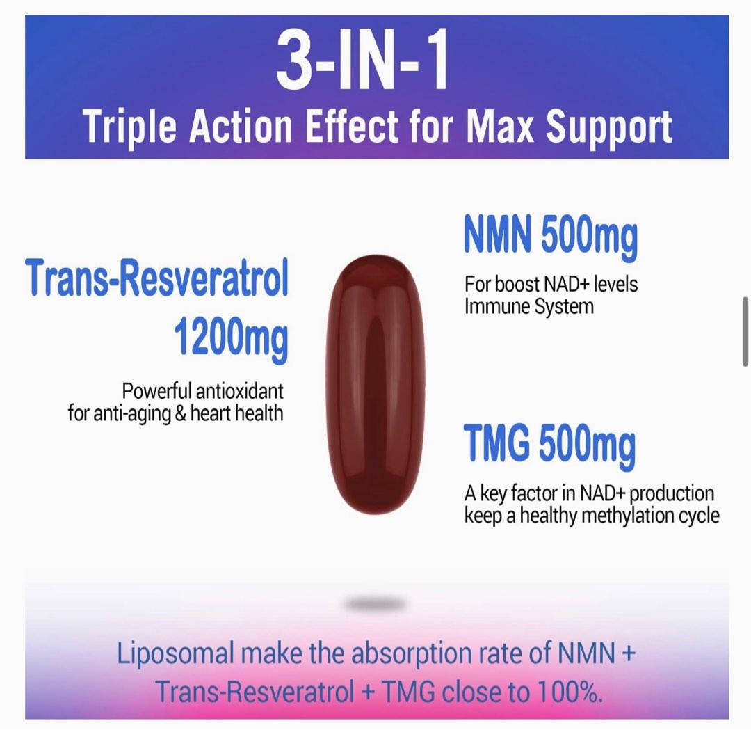Gyriesse NMN, 健康及營養食用品, 健康補充品, 健康補充品- 保健食品，飲料和補品- Carousell